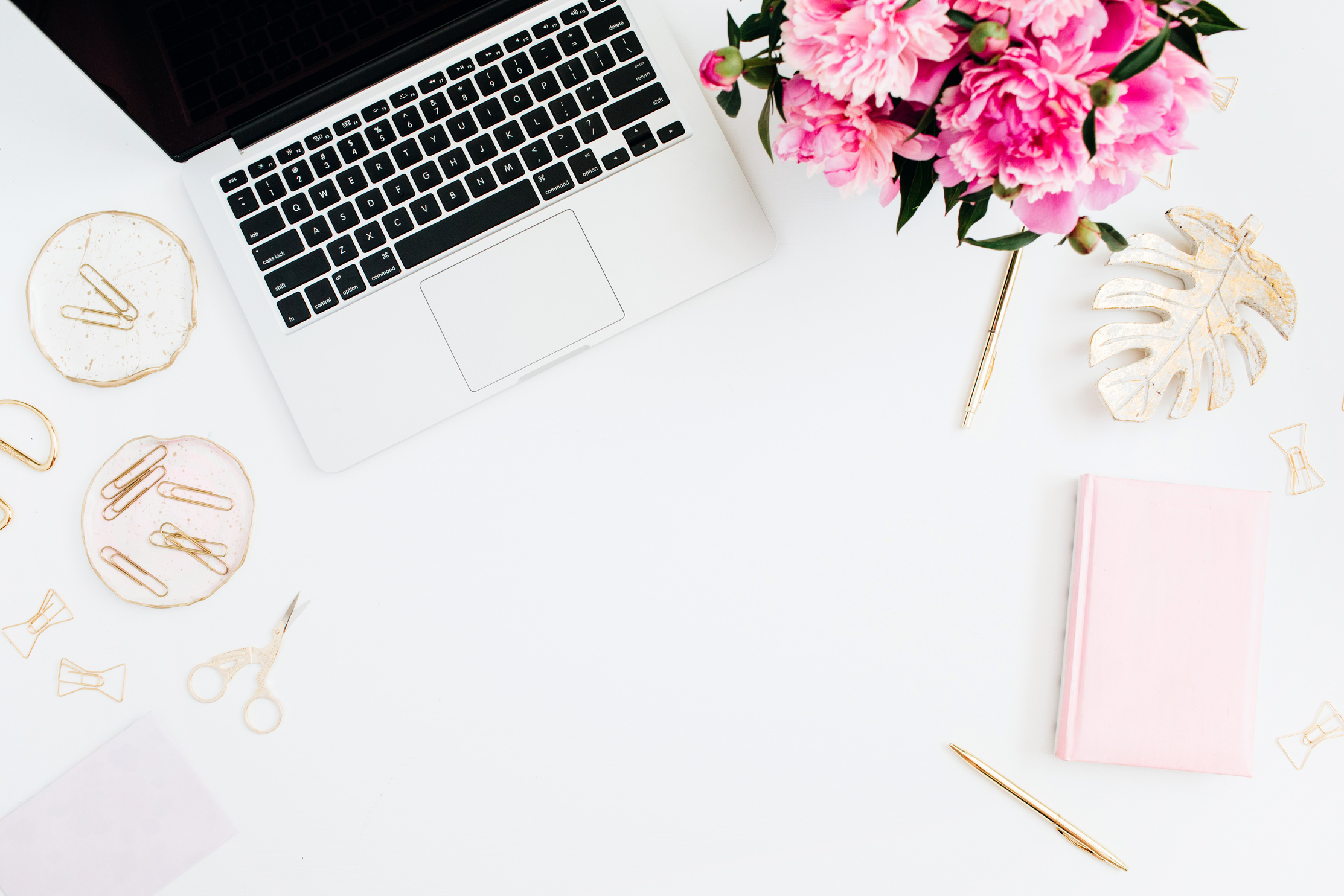 Flat Lay of Office Items